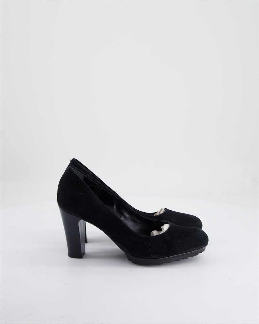 Roberto Santi Heels Suede Black Eu 36