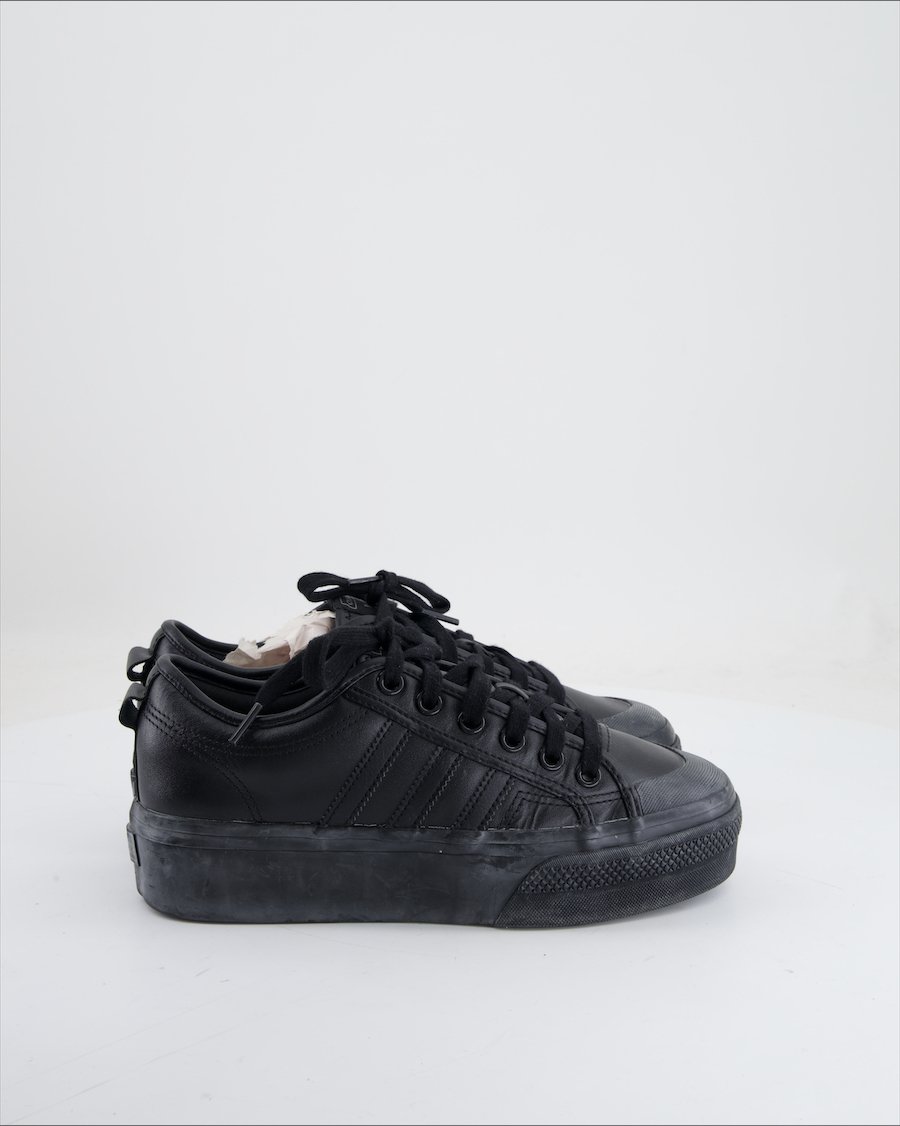 Adidas Trainers Leather Black Eu 39.5