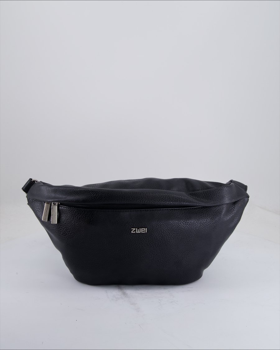 Zwei Crossbody Bag Leather Black