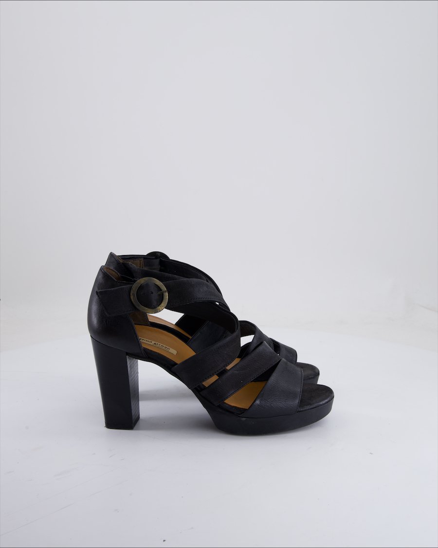Paul Green Heels Suede Black Eu 38.5