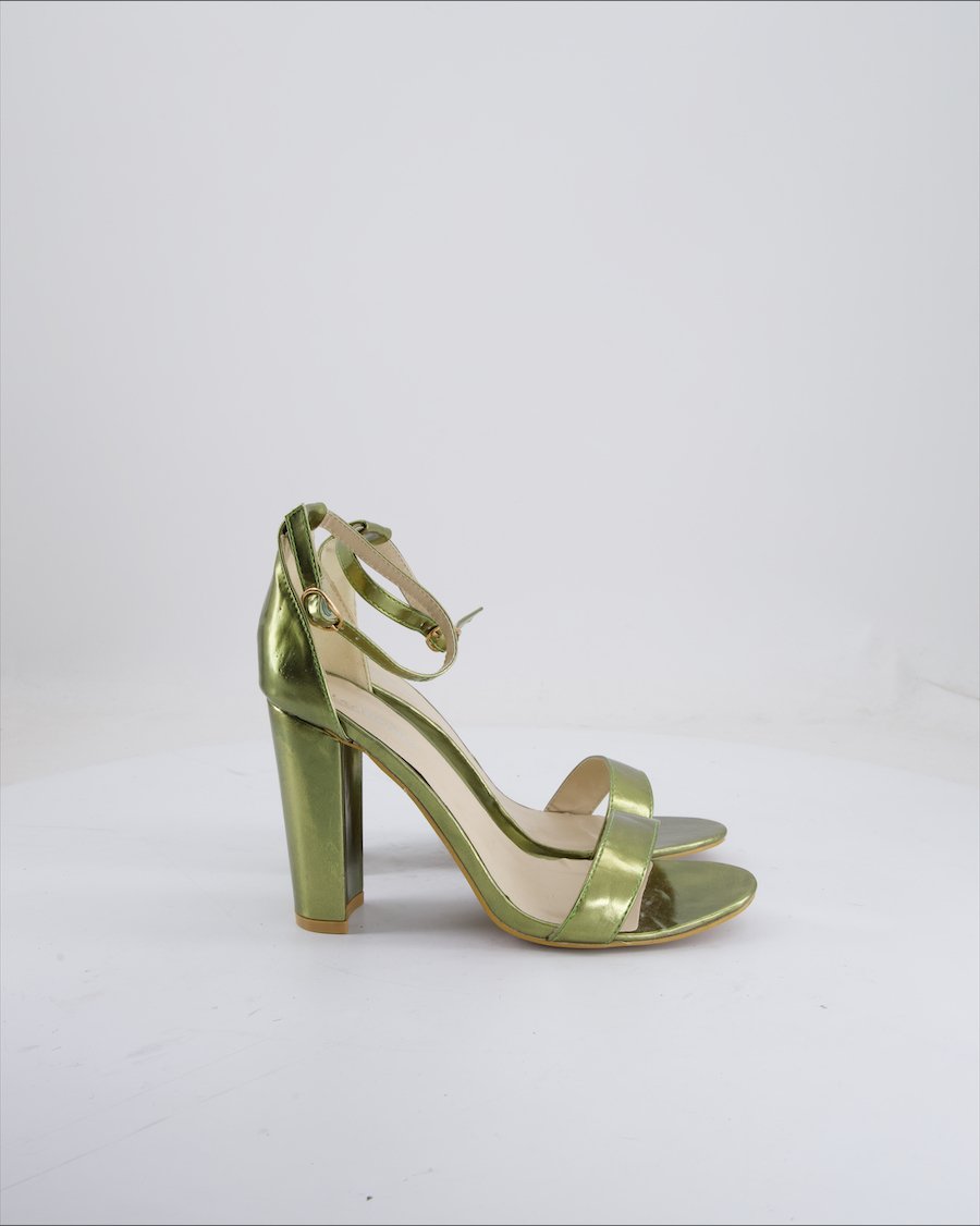 Glamorous Heels Leather Green Eu 40