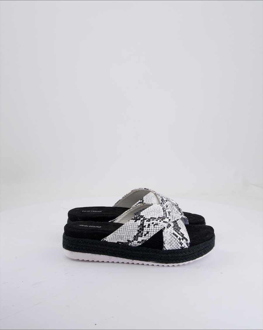 Graceland Sandals Leather White EU 38
