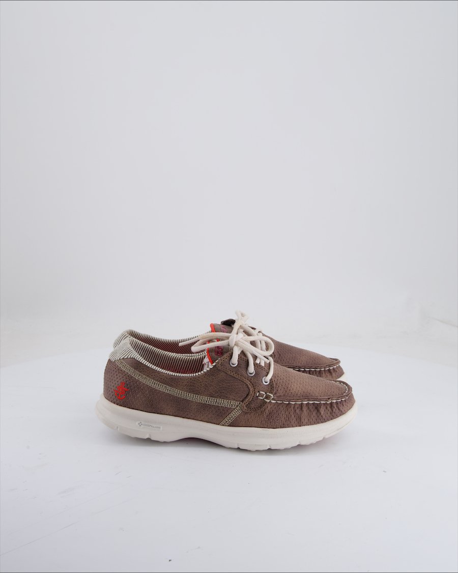 Skechers Trainers Cloth Brown Eu 36.5