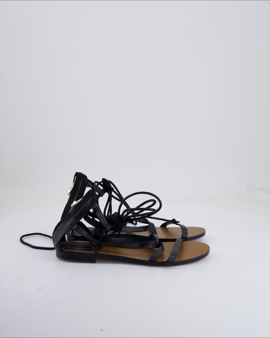 Mango Sandals Polyurethane Black EU 38
