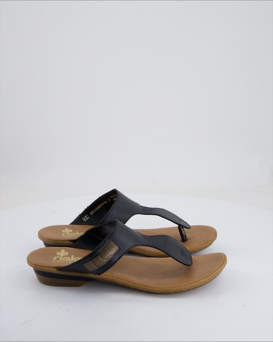Rieker Sandals Leather Black EU 42