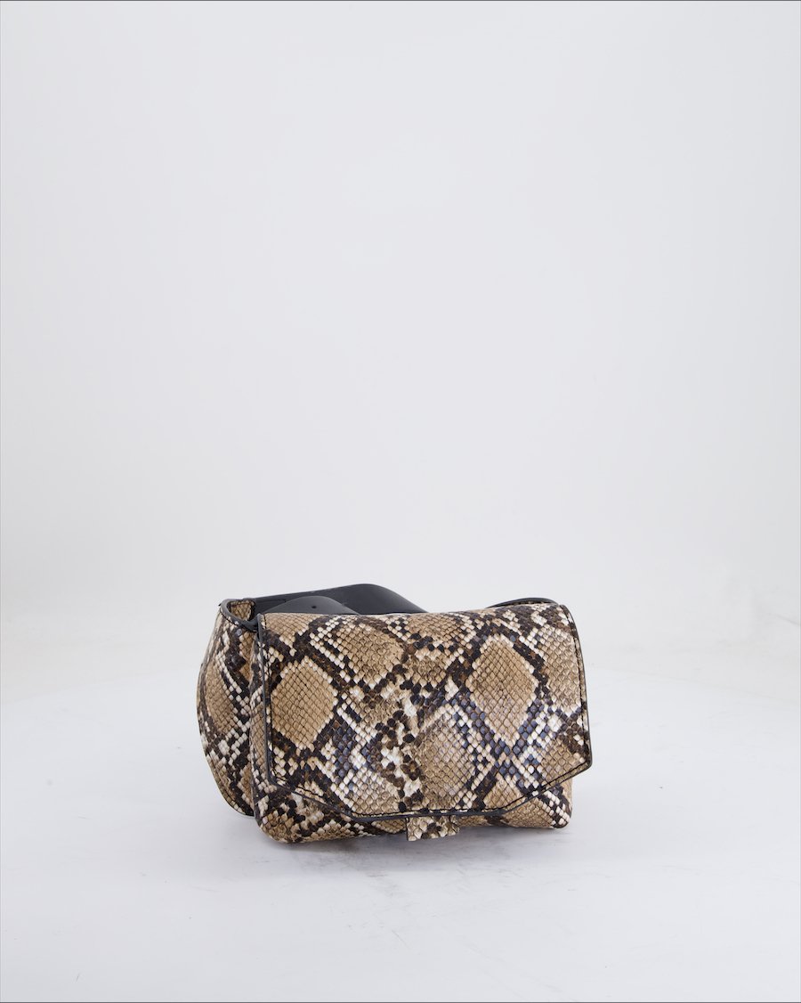 Mango Crossbody Bag Polyurethane Brown