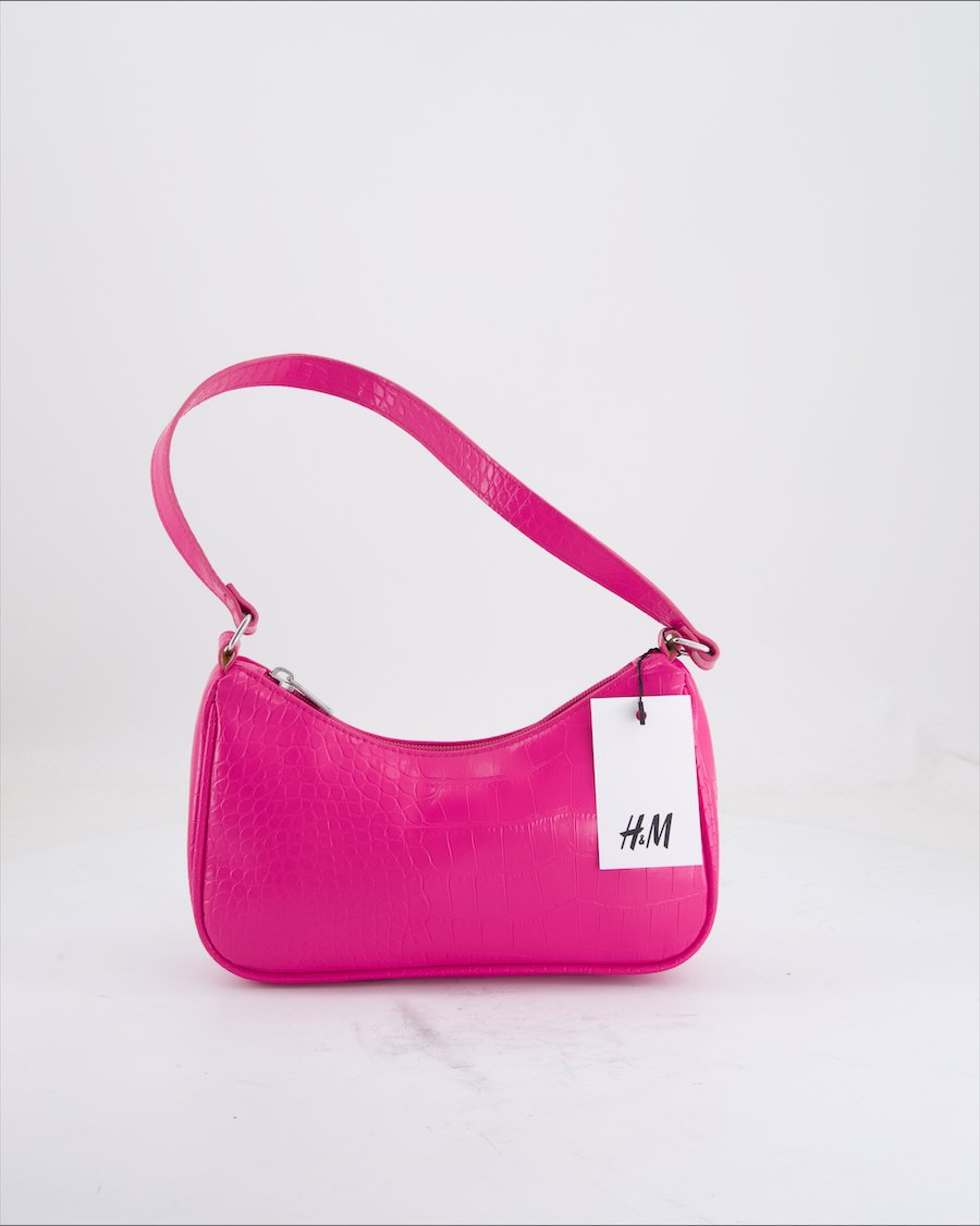 H&M Shoulder Bag Polyurethane Pink
