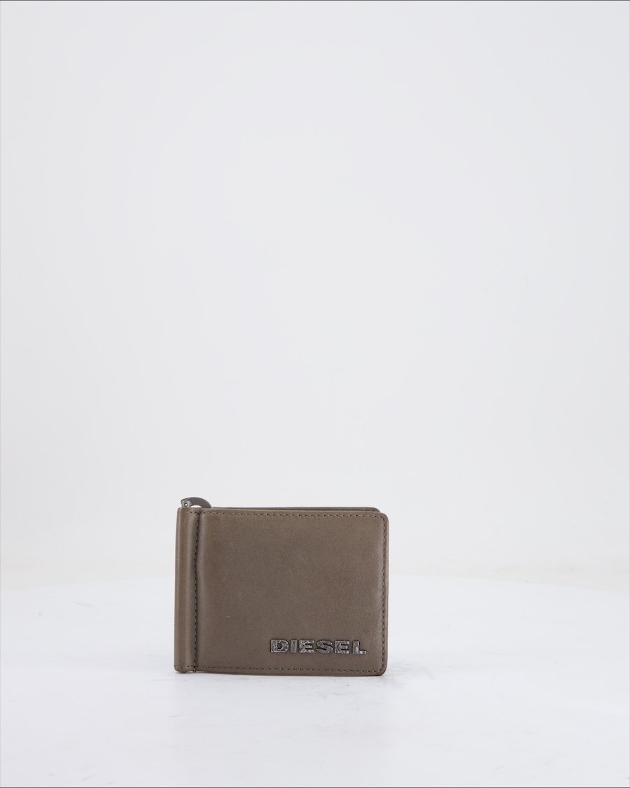 Diesel Wallet Leather Ecru