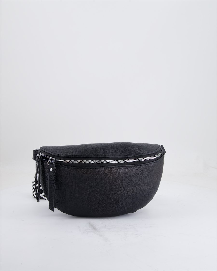 Chicoree Crossbody Bag Leather Black