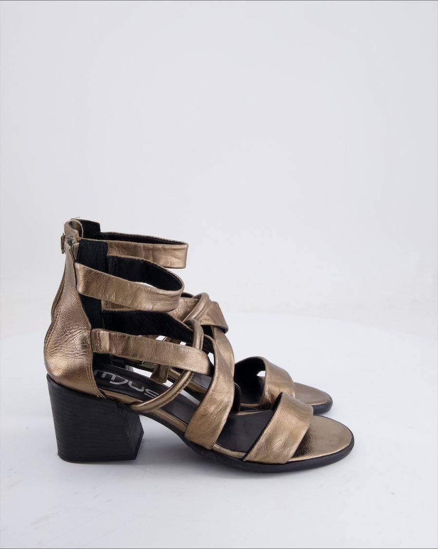 Mjus Sandals Leather Bronze Eu 40