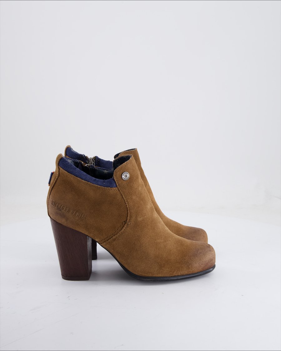 Hilfiger Denim Ankle Boots Suede Brown EU 39