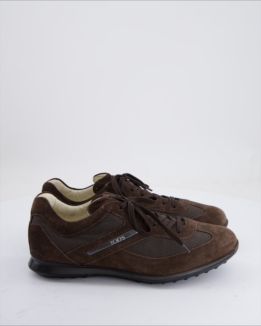 Tod's Trainers Suede Brown Eu 42