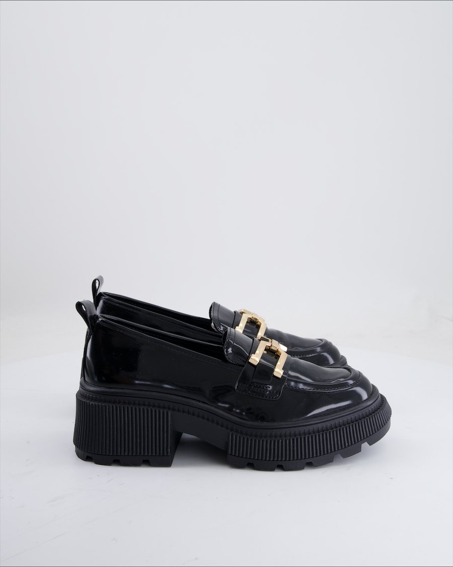 Stradivarius Flats Polyurethane Black Eu 38