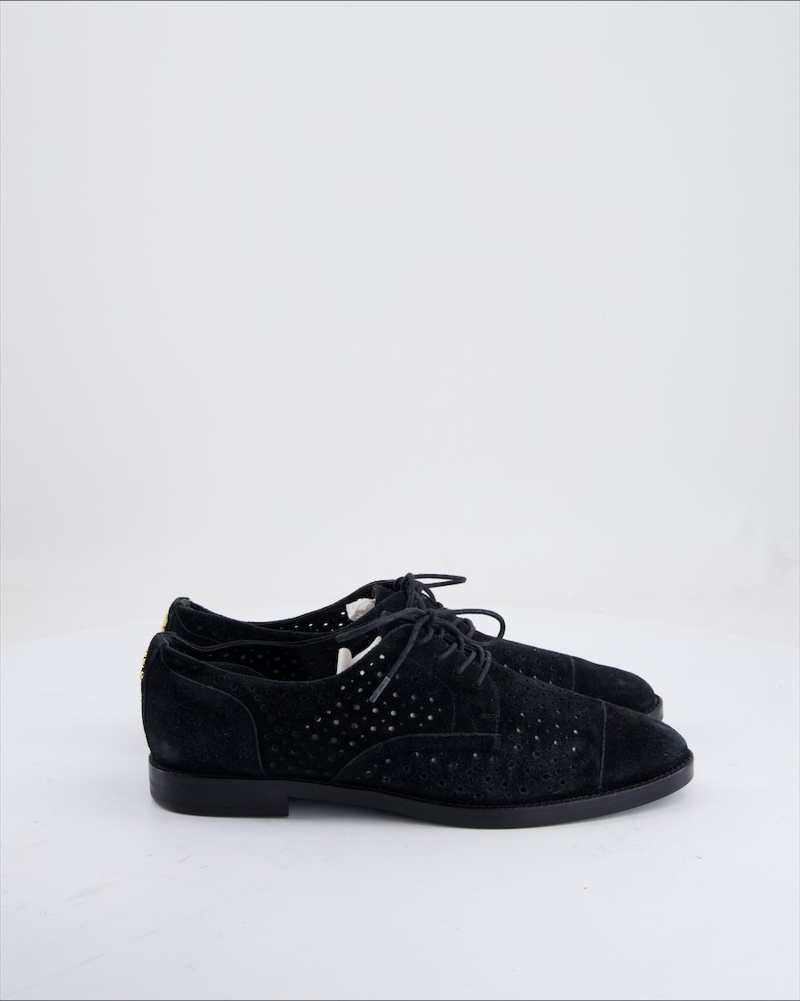 Lauren Ralph Lauren Flats Suede Black EU 38