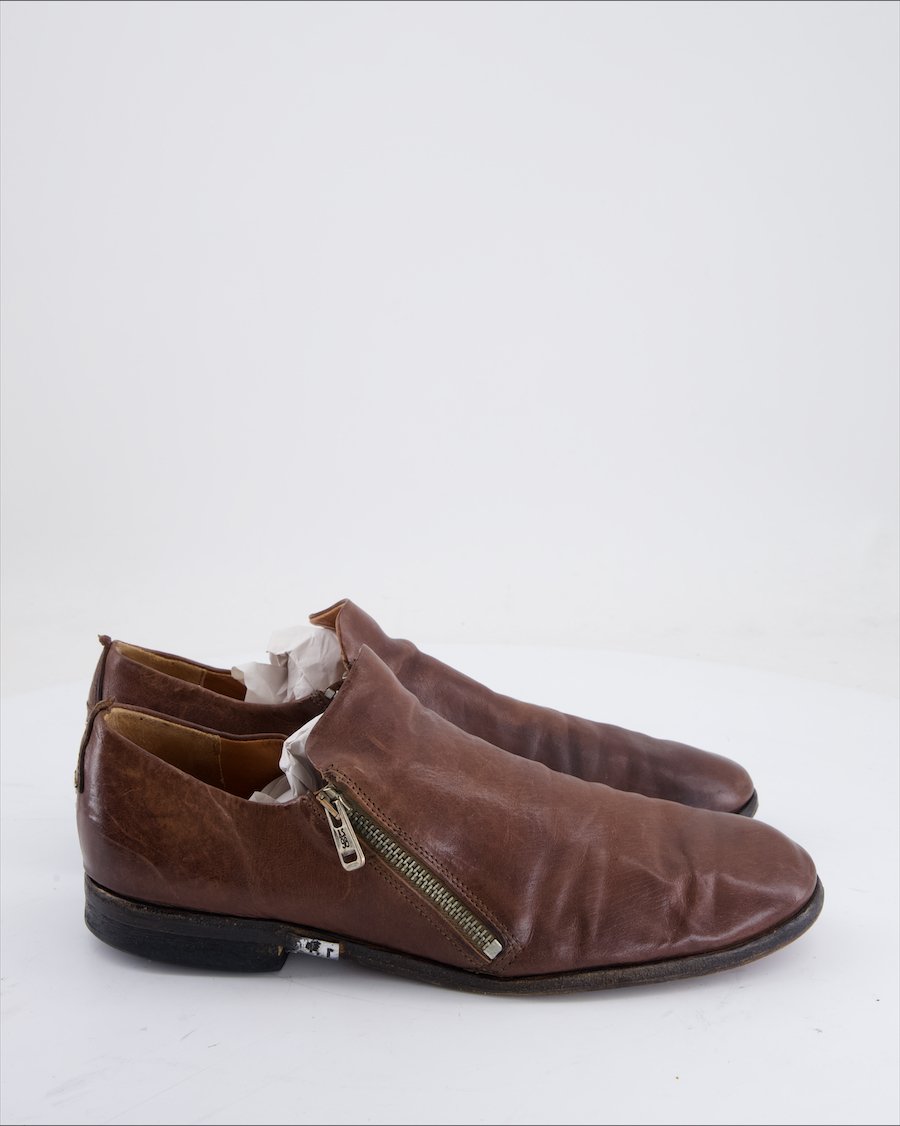 A.S.98 Flats Leather Brown Eu 42