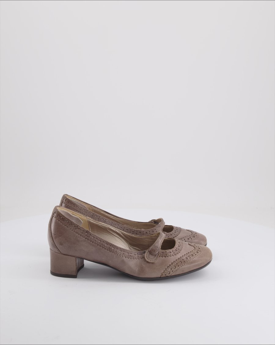 Gabor Heels Leather Ecru Eu 38