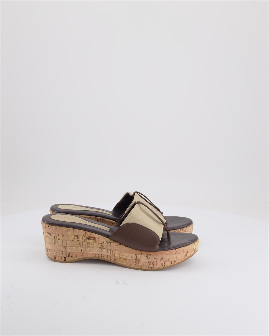 Studio Pollini Sandals Leather Brown Eu 38.5