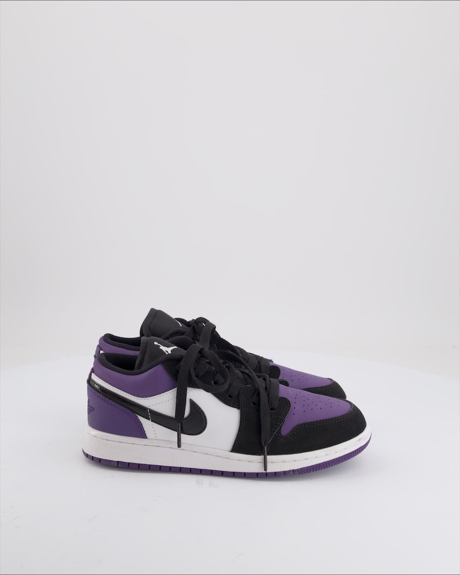 Jordan 1 Trainers Leather Purple Eu 37.5