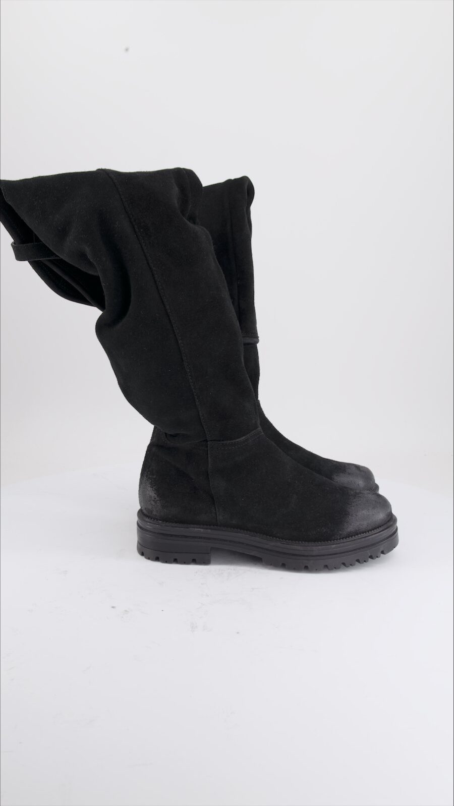Mjus Boots Suede Black Eu 37
