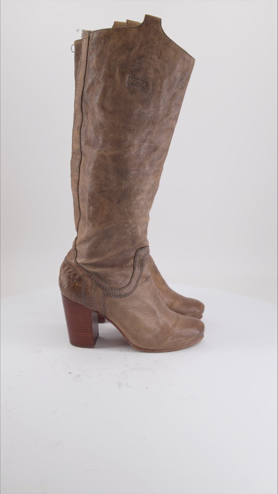 Frye Boots Leather Brown Eu 38