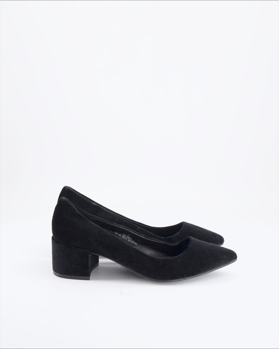 M&S Heels Suede Black EU 40.5