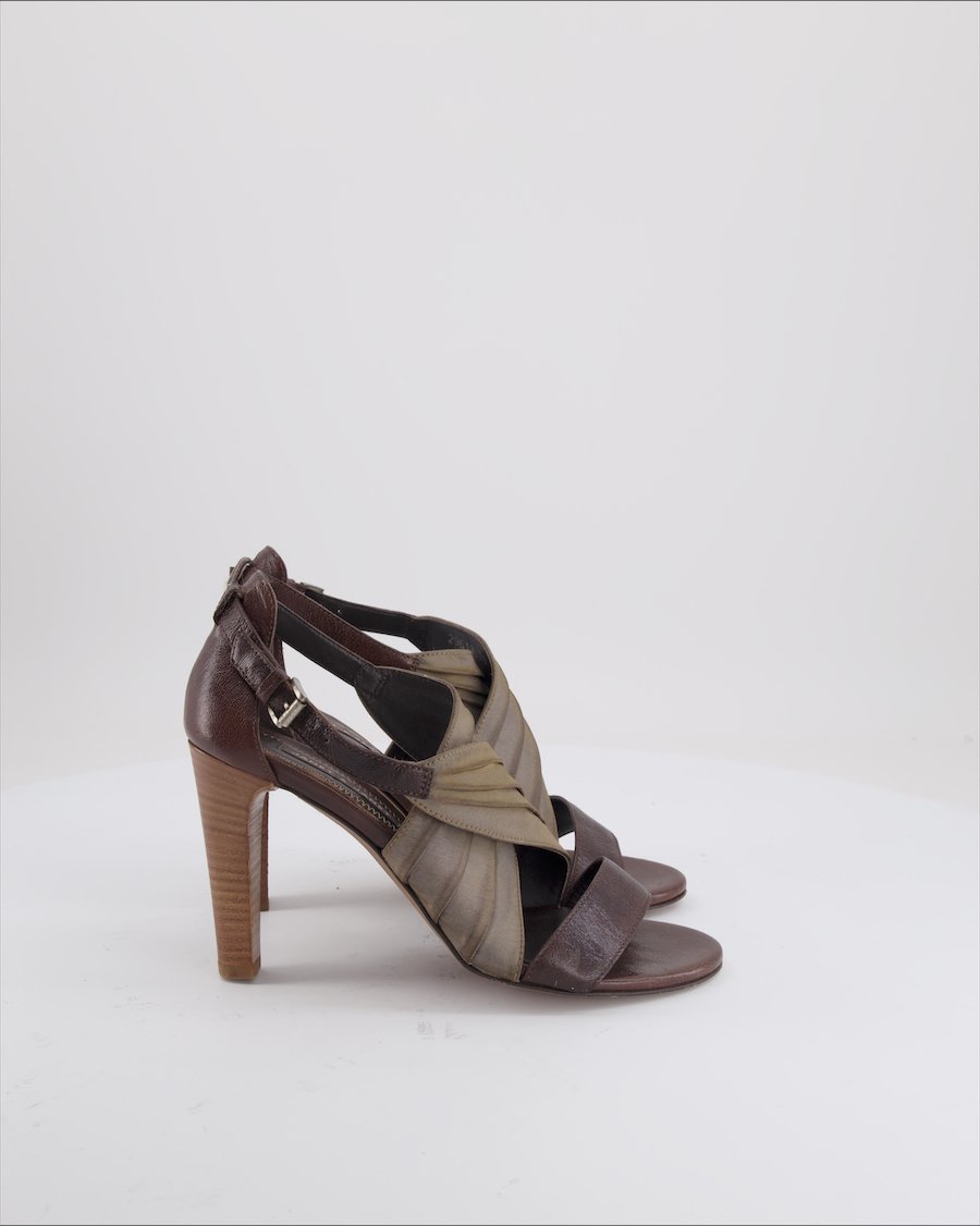 Janet & Janet Heels Leather Brown EU 39