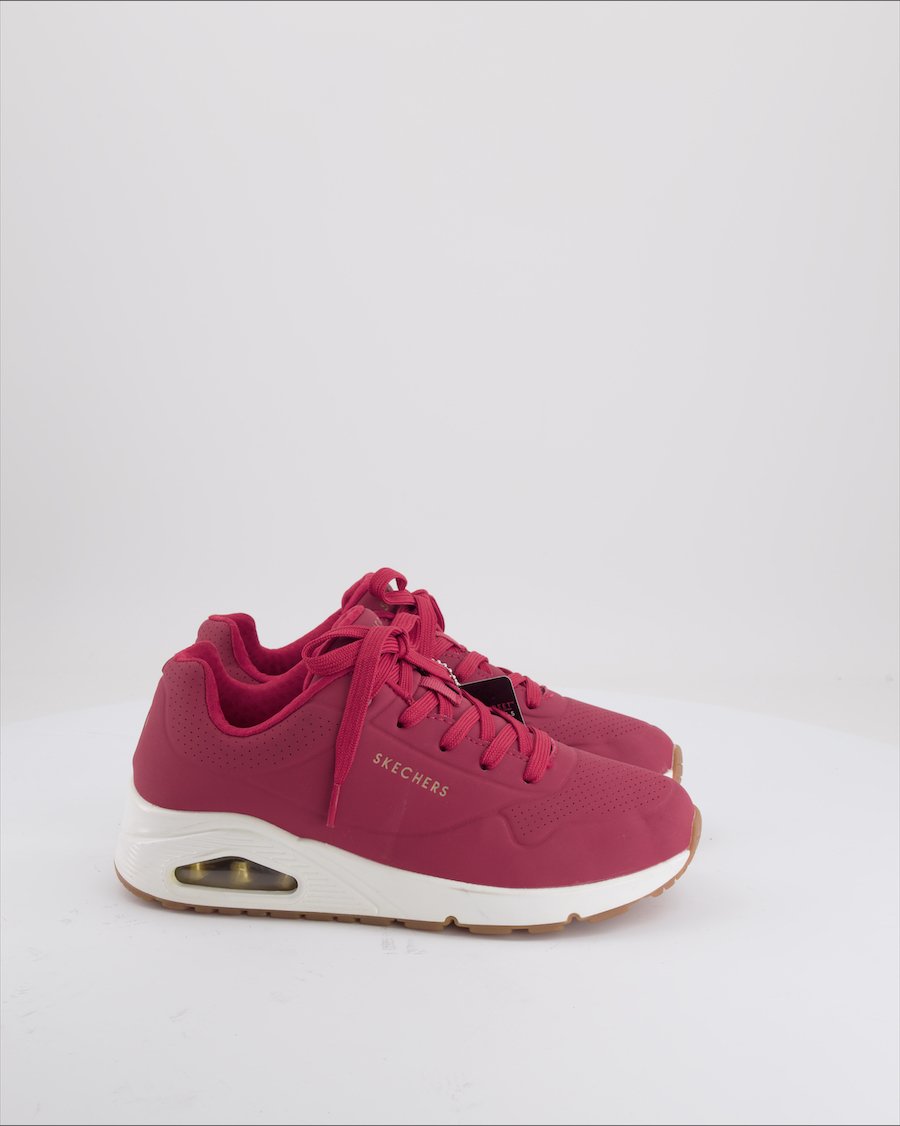 Skechers Trainers Leather Red EU 38