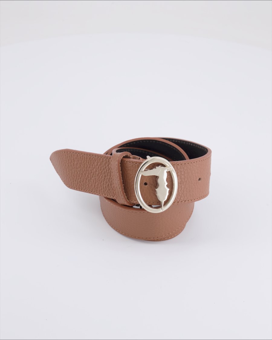 Trussardi Belt Leather Brown