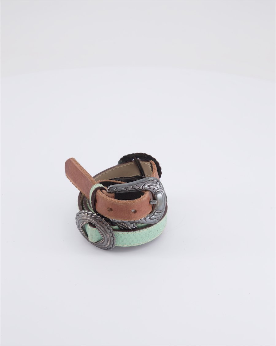 Orwell Belt Leather Green