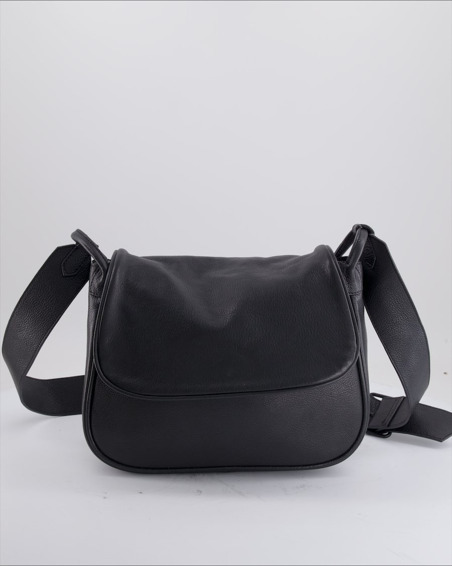 Vagabond Crossbody Bag Leather Black