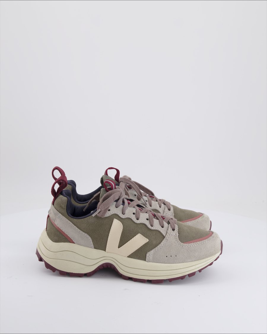 Veja Trainers Suede Khaki Eu 38