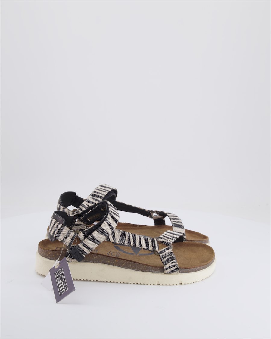 Jeep Spirit Sandals Cloth Black Eu 39