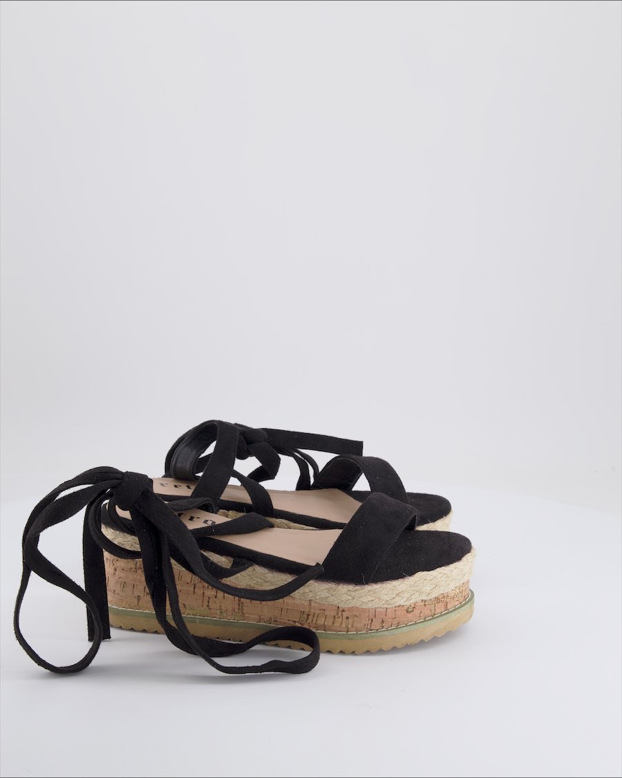 Retro Sandals Suede Black Eu 37