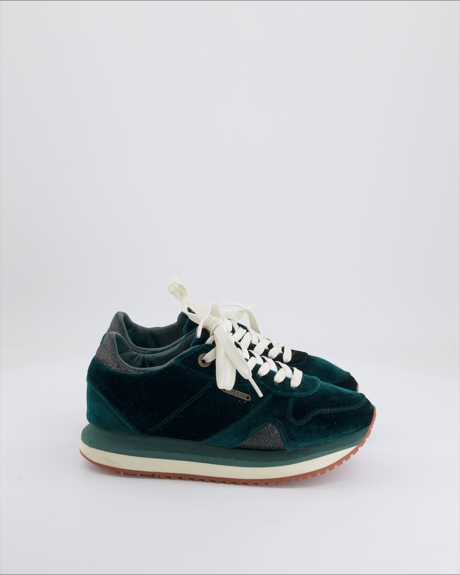 Pepe Jeans Trainers Velvet Green Eu 36