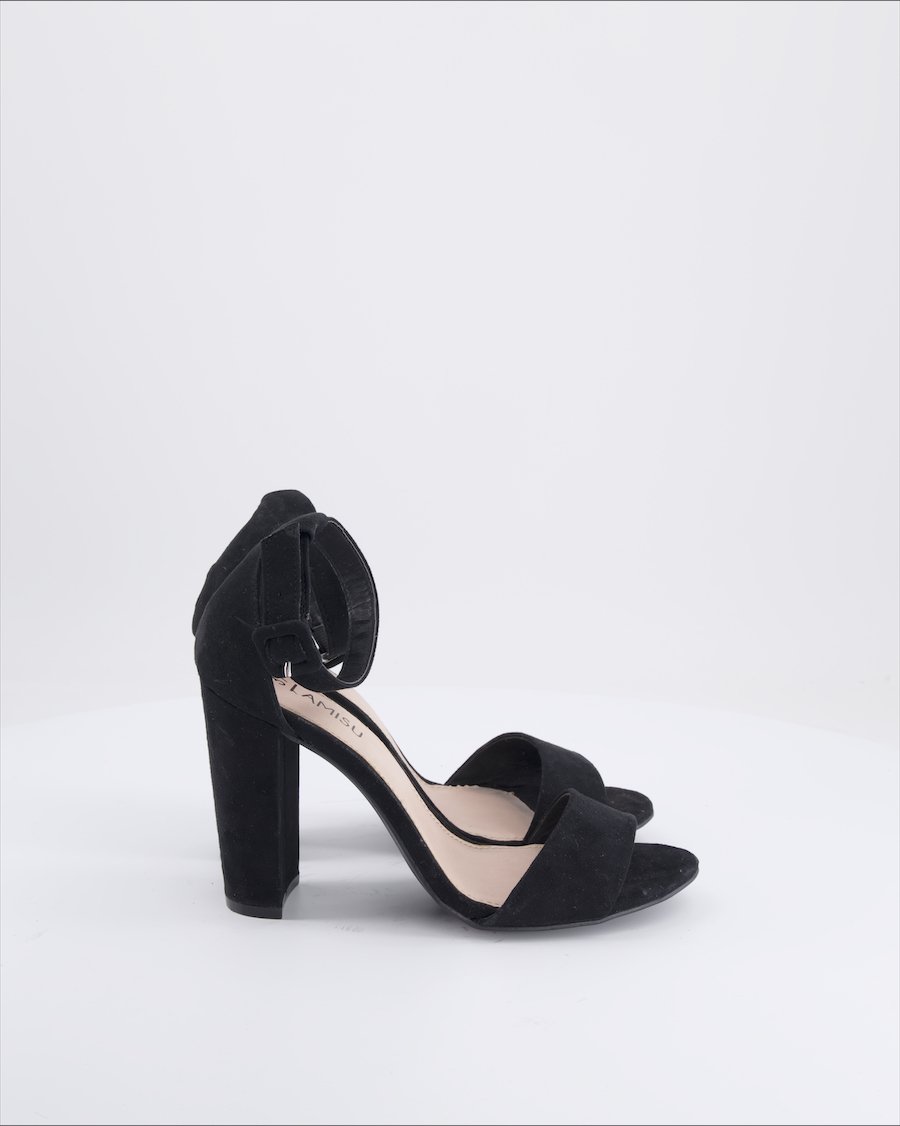 Amisu Heels Suede Black Eu 39