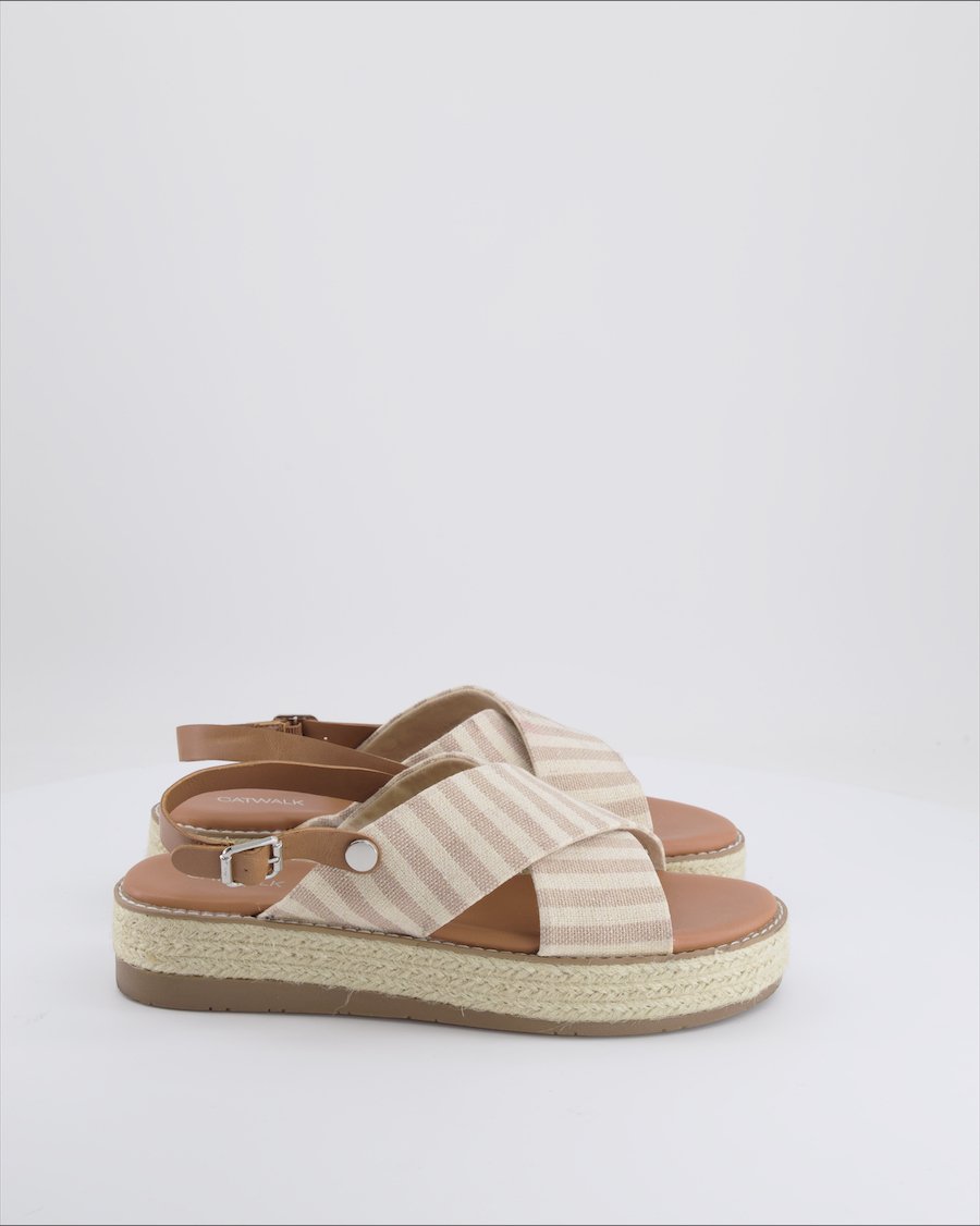 Catwalk Sandals Cloth Beige Eu 40