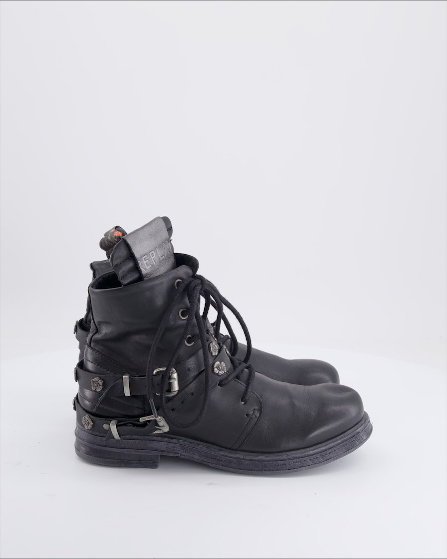Replay Ankle Boots Leather Black