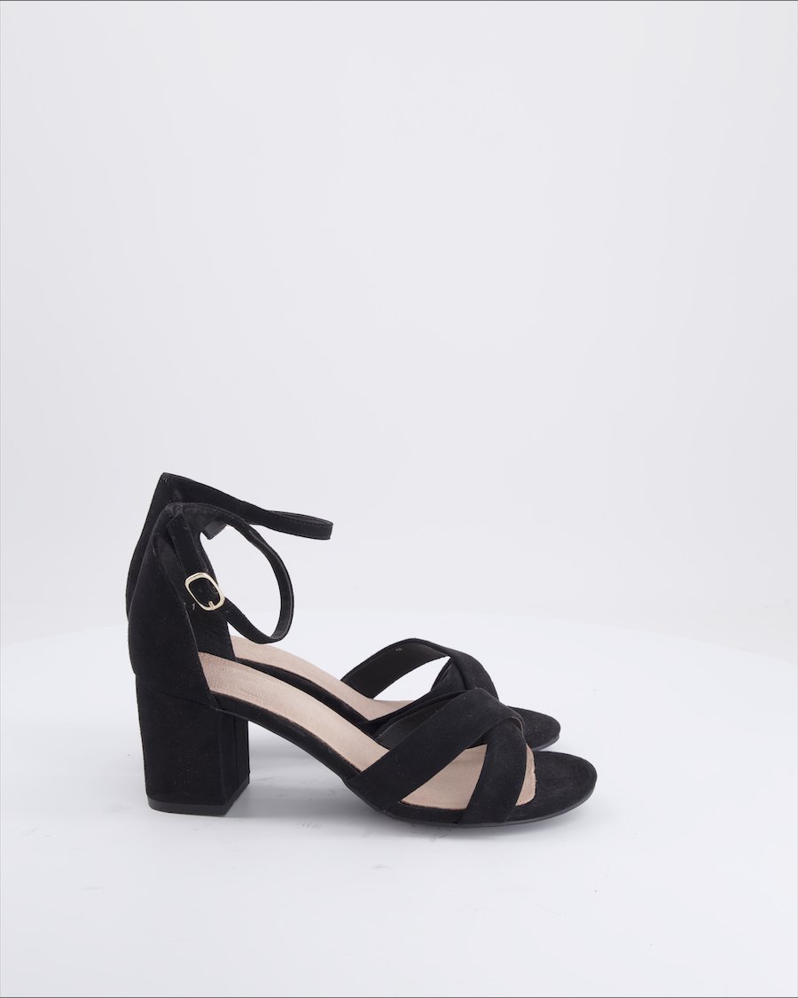 New Look Heels Suede Black Eu 37
