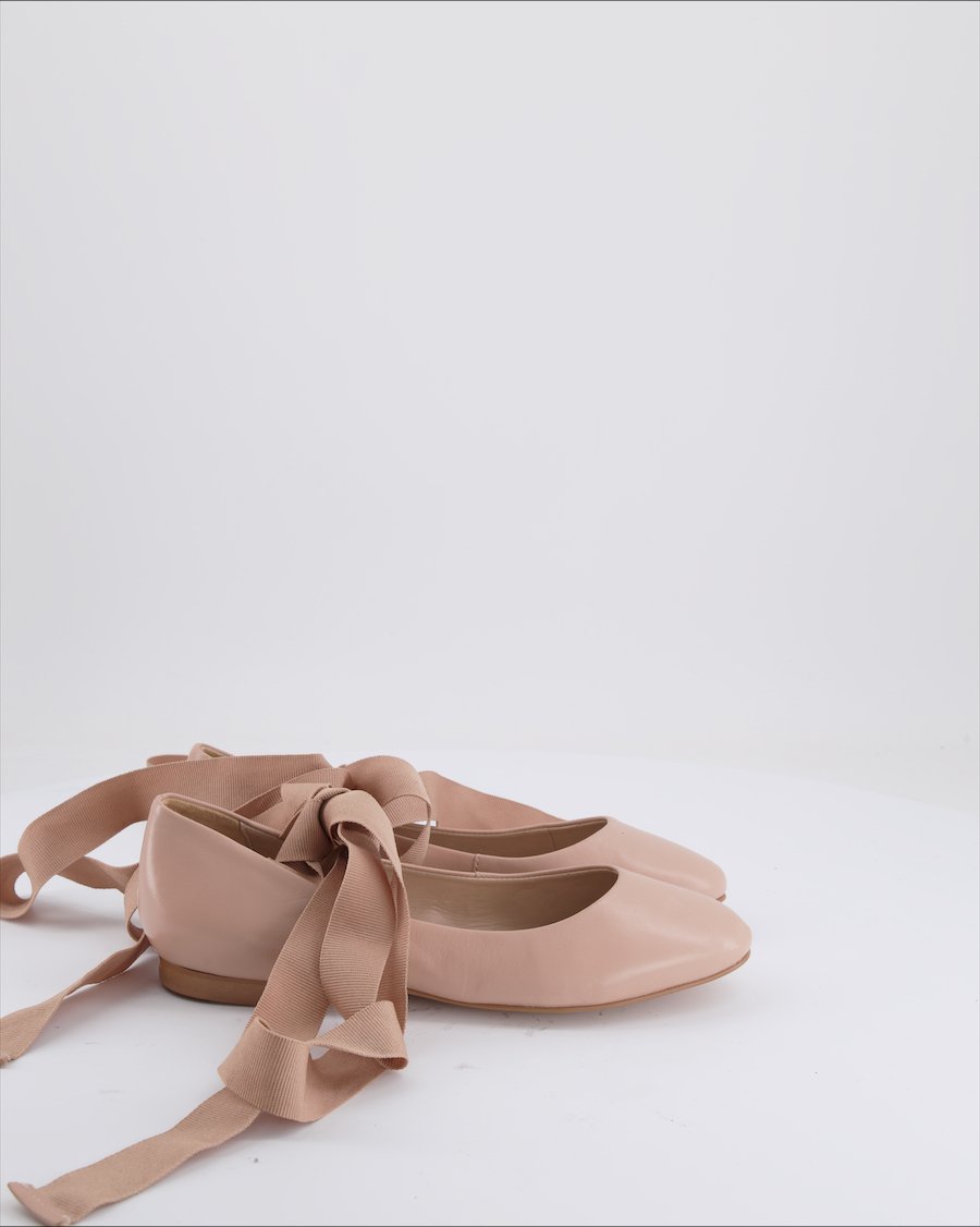 Topshop Ballet Flas Leather Dusty Rose Eu 36