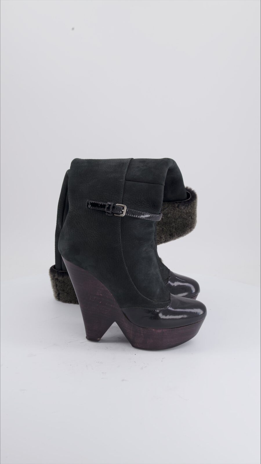 Navyboot Boots Leather Black Eu 37