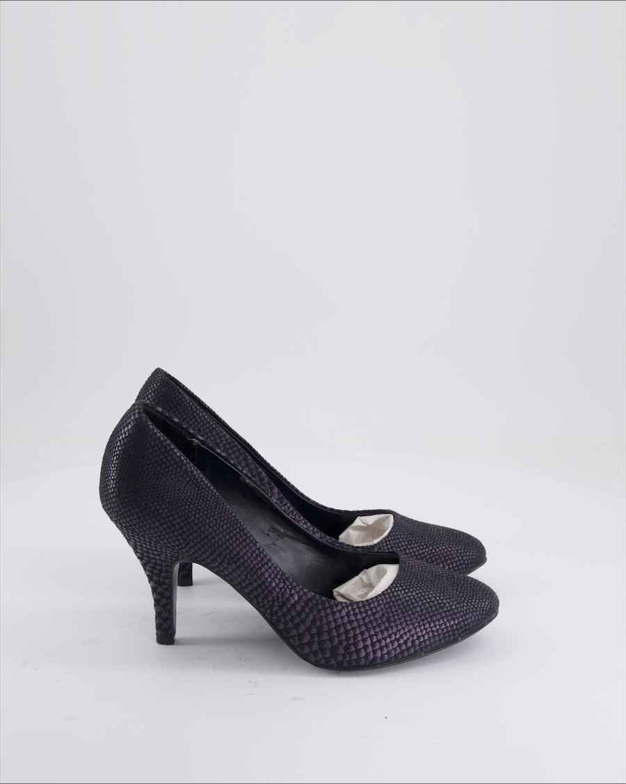 Graceland Heels Leather Blue Eu 40