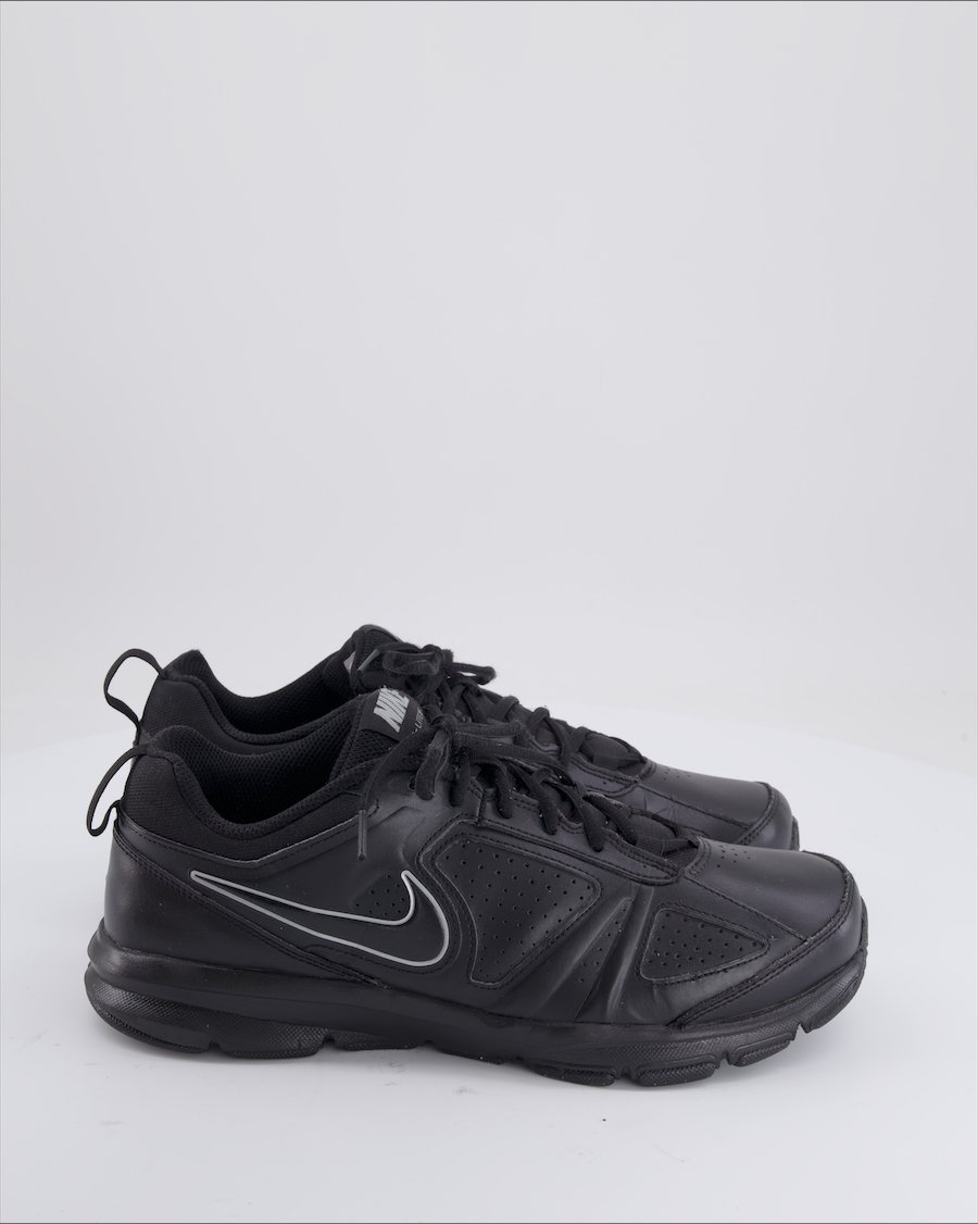 Nike T-Lite Trainers Leather Black Eu 44