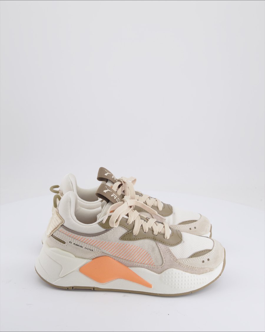 Puma Rs Running Trainers Suede Beige Eu 38