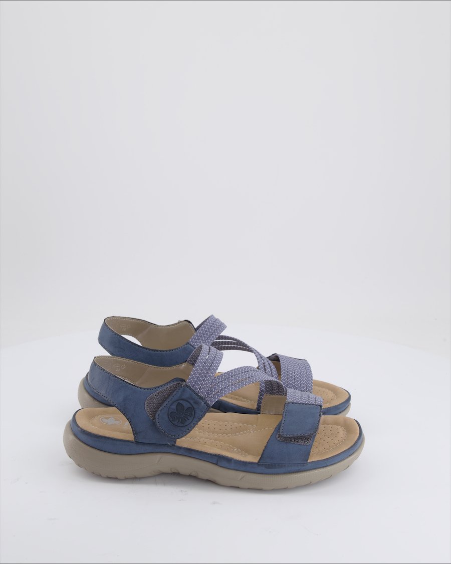 Rieker Sandals Cloth Turquoise
