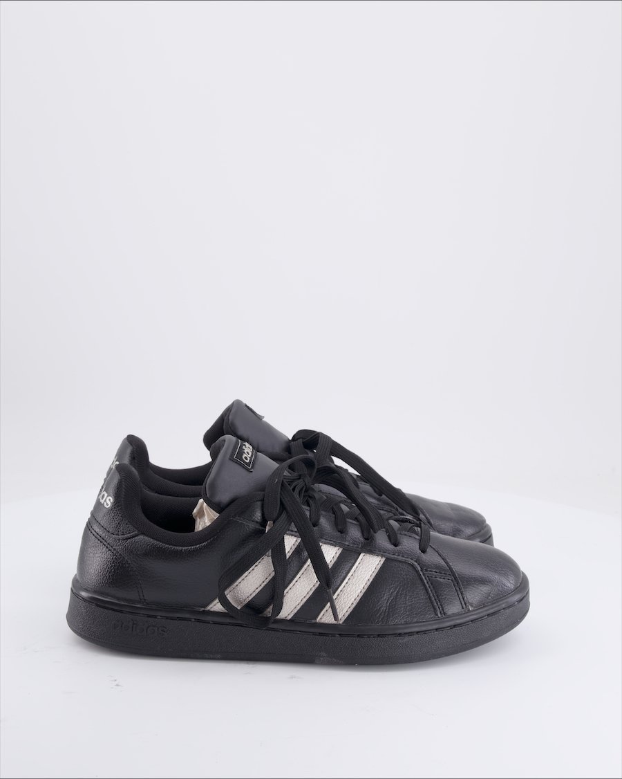 Adidas Trainers Leather Black Eu 42