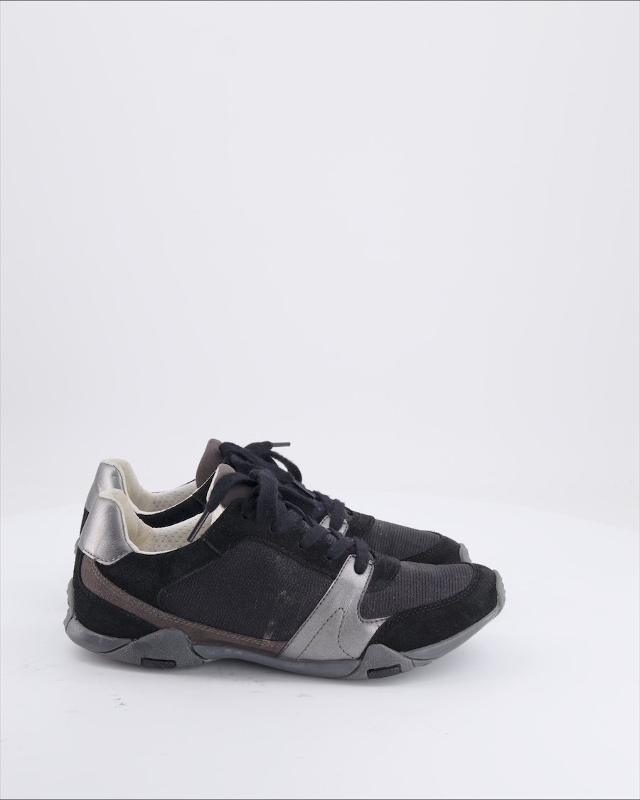 Geox Trainers Suede Black Eu 38