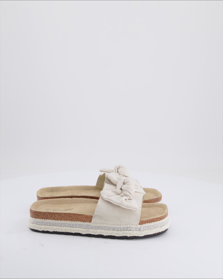 Graceland Sandals Cloth Beige Eu 38