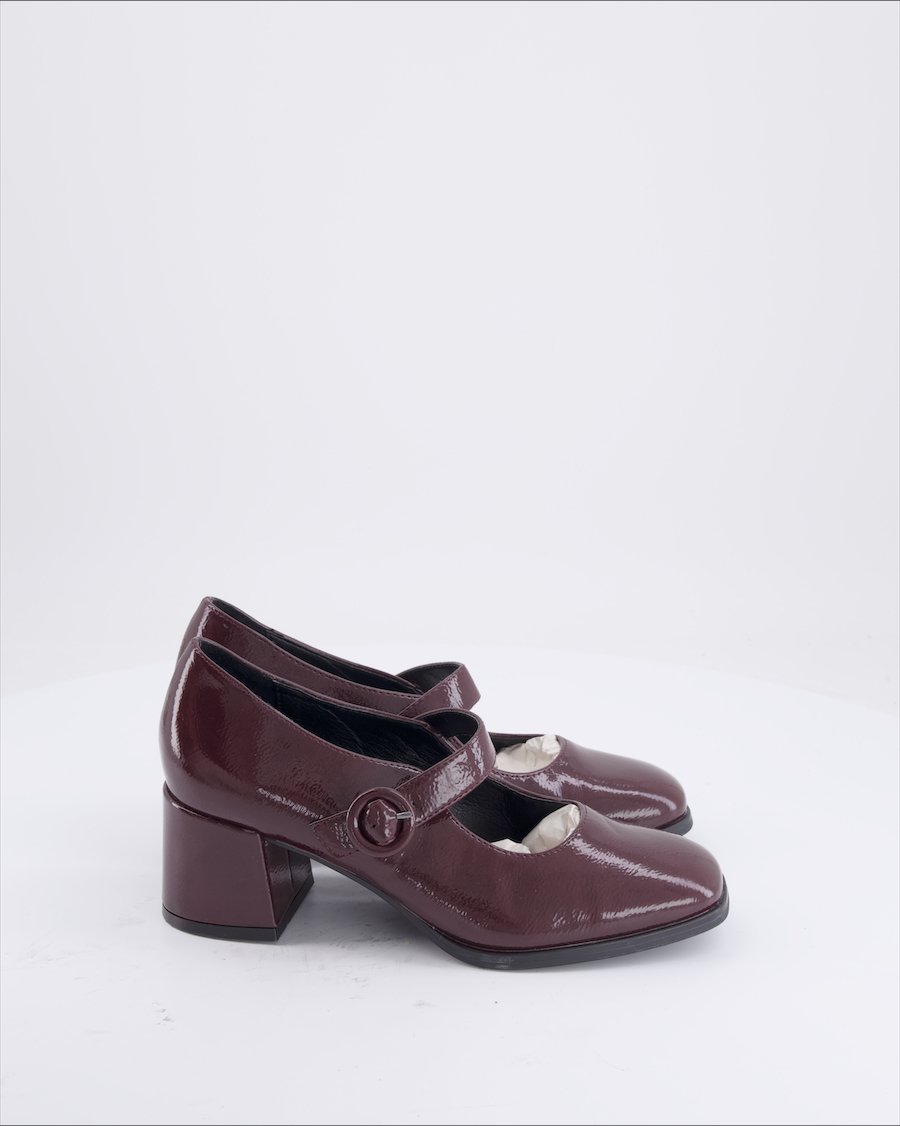 Catwalk Heels Leather Burgundy Eu 37