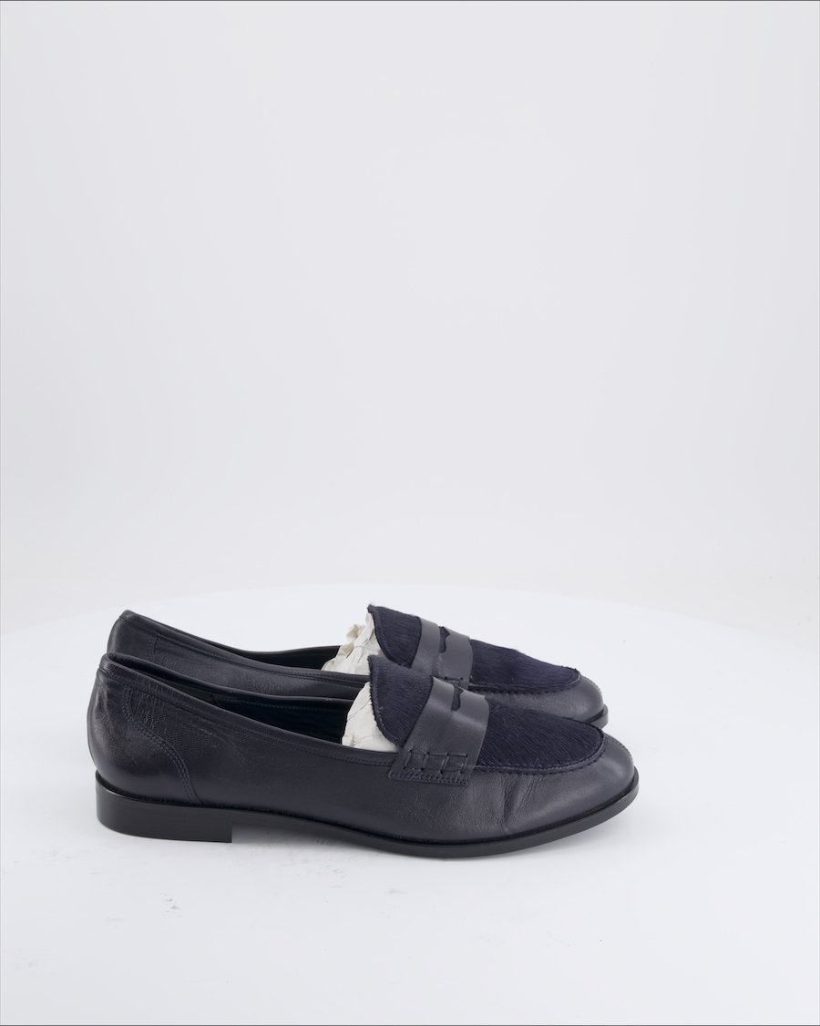 Madeleine Flats Leather Black Eu 40