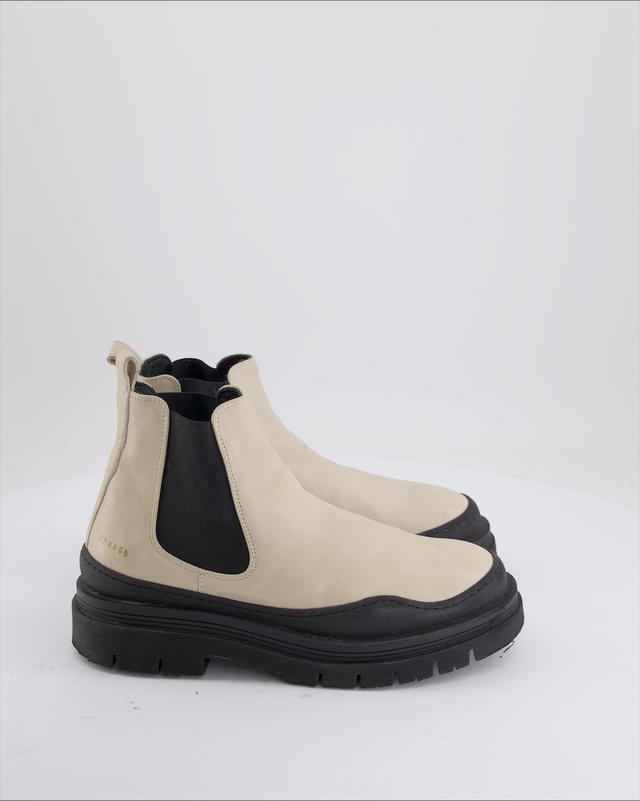 Copenhagen Studios Ankle Boots Leather Beige Eu 38